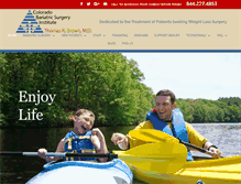 Tablet Screenshot of coloradobariatric.com